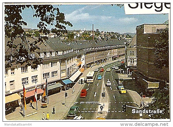 AK Siegen I. W. Mehrbildkarte 4 Bilder -8.6.73-19 59 SIEGEN 1 B Werbestempel Post Damit Sie In Verbindung Bleiben - Siegen