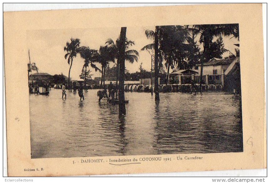 Afrique Noire  Dahomey - Bénin :  Cotonou  Inondations De 1925   ( Voir Scan) - Dahomey