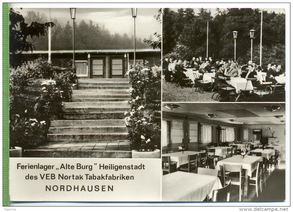 Heiligenstadt, Ferienlager Alte Burg, VEB Nortak Tabakfabriken Nordhausen,  1960/1970 Verlag:, Konsum Fotocolor, - Heiligenstadt