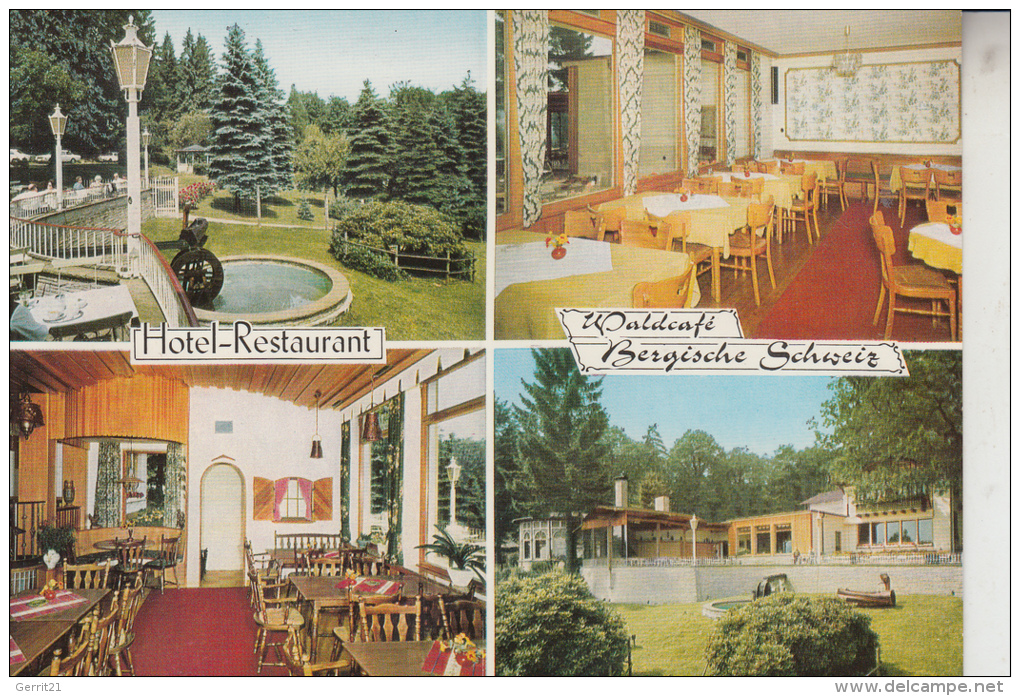 5250 ENGELSKIRCHEN - EHRESHOVEN - OBERSTAAT, Hotel-Restaurant "Bergische Schweiz", Klappkarte - Lindlar