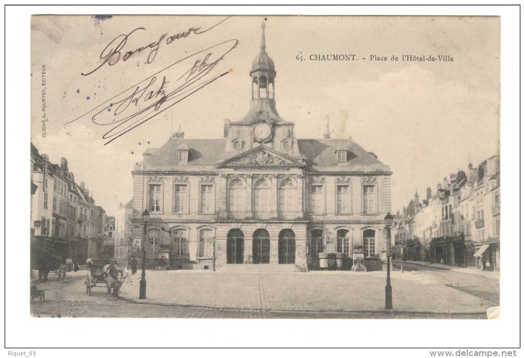 65 - CHAUMONT - Place De L'Hôtel De Ville - Chaumont