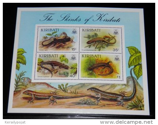 Kiribati - 1987 Lizards Block MNH__(THB-2807) - Kiribati (1979-...)