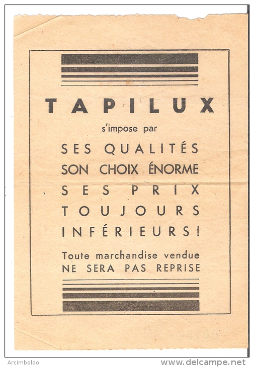 Tapilux, Rue De La Montagne, 30 à Charleroi (Grands Magasins De Tapis Et Tentures, Textile) - Kleidung & Textil