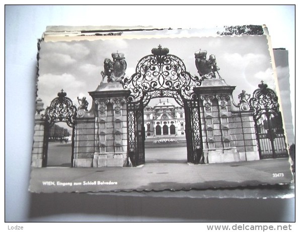 Oostenrijk  Österreich Wenen Wien 97 Schloss Eingang - Palacio De Schönbrunn