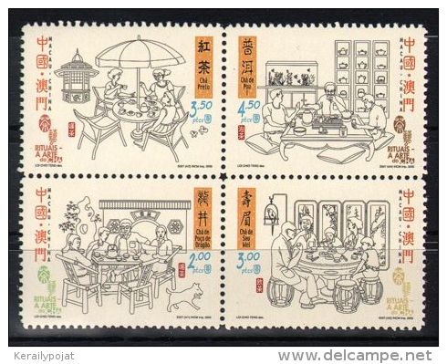 Macau - 2000 Art Of Tea MNH__(TH-3831) - Unused Stamps
