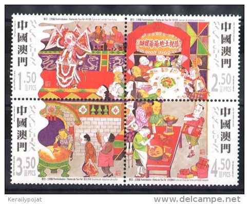 Macau - 2002 Festivals MNH__(TH-3769) - Ungebraucht