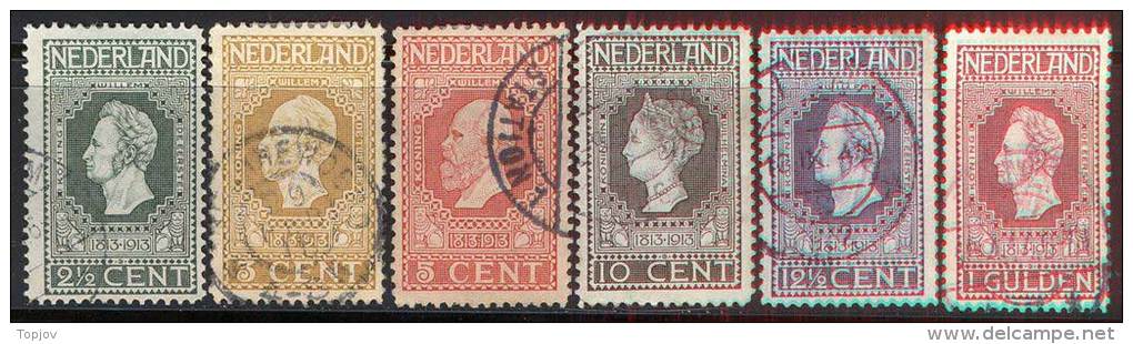 NETHERLANDS - KONING- 1913 - Usati