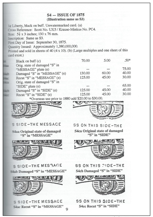 United States Postal Card Catalog, UPSS, 55th Anniversary Edition, Hardbound - Postal Stationery