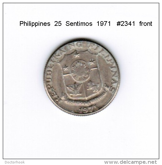 PHILIPPINES    25  SENTIMOS  1971  (KM # 199) - Filippijnen