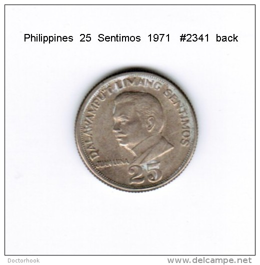 PHILIPPINES    25  SENTIMOS  1971  (KM # 199) - Filippijnen