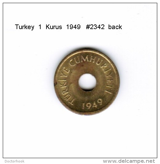 TURKEY    1  KURUS  1949  (KM # 881) - Türkei