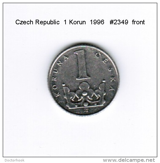 CZECH REPUBLIC    1  KORUN  1996  (KM # 7) - Tsjechië