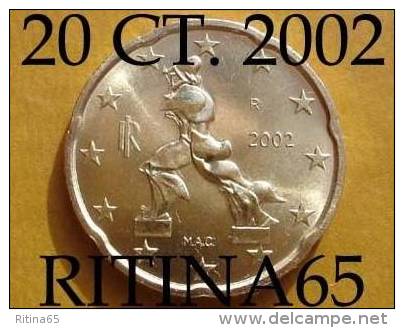 !!! N. 1 COIN/MONETA DA 20 CT. ITALIA 2002 UNC/FDC !!! - Italia