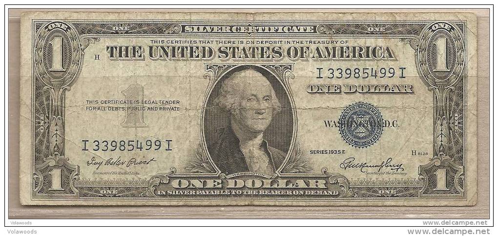 USA - Banconota Circolata Da 1 Dollaro - 1935 - Certificati D'Argento (1928-1957)