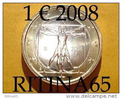 !!! N. 1 COIN/MONETA DA 1 &euro; ITALIA 2008 UNC/FDC !!! - Italia