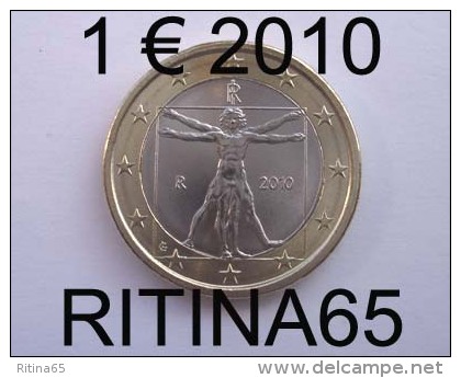 !!! N. 1 COIN/MONETA DA 1 &euro; ITALIA 2010 UNC/FDC !!! - Italia