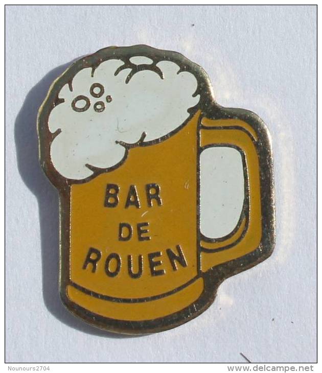 Pin's BAR DE ROUEN - La Chope De Bière - C879 - Bier