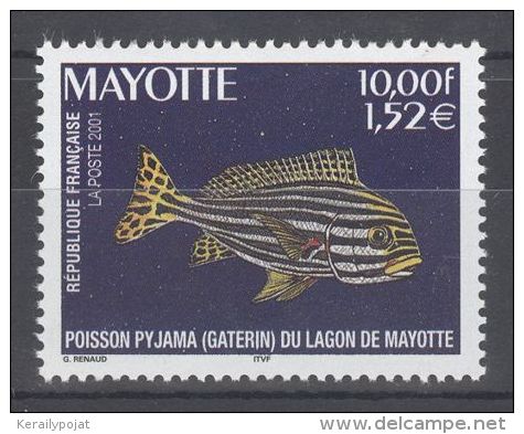 Mayotte - 2001 Fishes MNH__(TH-9219) - Ongebruikt