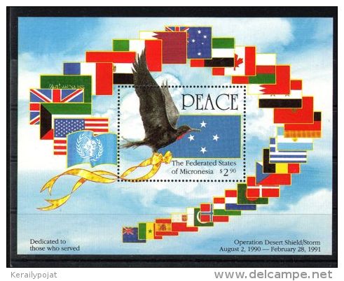 Micronesia - 1991 Birds Block MNH__(TH-2613) - Micronesia