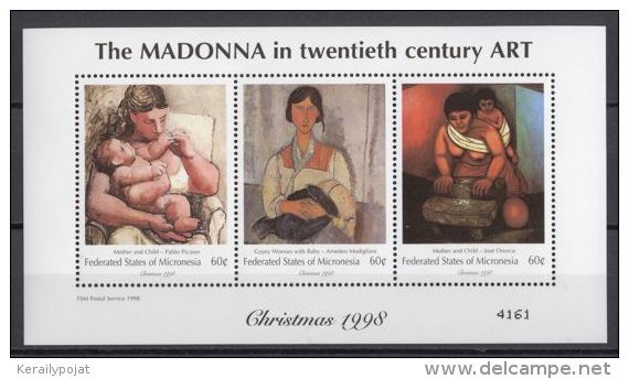 Micronesia - 1998 Christmas Kleinbogen (2) MNH__(TH-12918) - Mikronesien