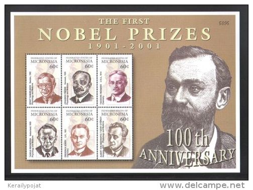 Micronesia - 2001 Nobel Kleinbogen (2) MNH__(THB-1944) - Micronesia