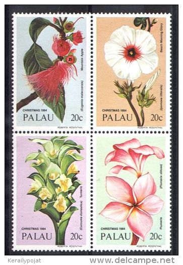 Palau - 1984 Christmas Flowers MNH__(TH-2468) - Palau