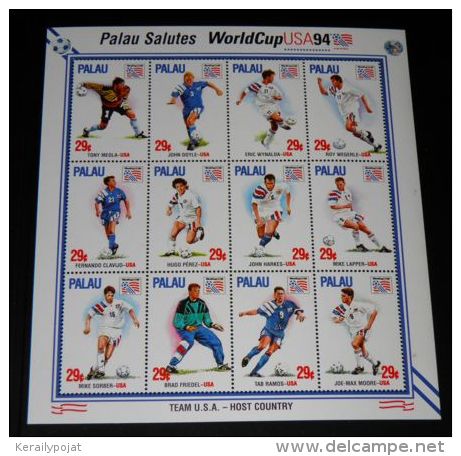 Palau - 1994 World Cup Kleinbogen (2) MNH__(THB-3166) - Palau