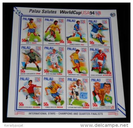 Palau - 1994 World Cup Kleinbogen (3) MNH__(THB-3164) - Palau