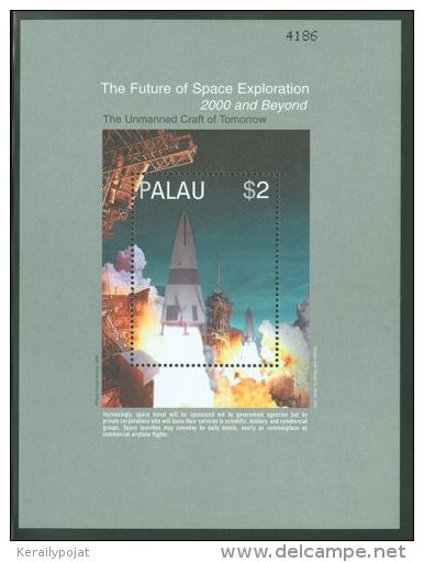 Palau - 2000 Unmanned Flight Block (1) MNH__(THB-2464) - Palau