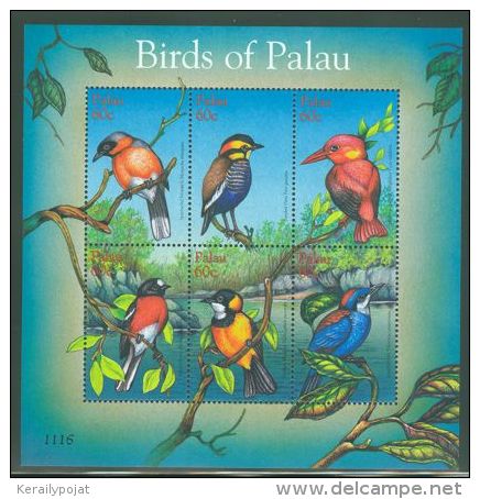 Palau - 2001 Birds Kleinbogen (2) MNH__(THB-2254) - Palau