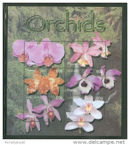 Palau - 2003 Orchids Kleinbogen MNH__(THB-2187) - Palau