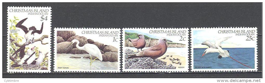 Christmas: Yvert N°156/9**; MNH; Luxe; Serie Courante 1ere Tranche; Oiseaux - Christmas Island