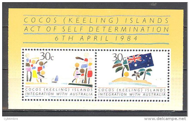 Cocos: Yvert N° BF 4**; MNH; Intégration Avec L'Australie - Cocos (Keeling) Islands