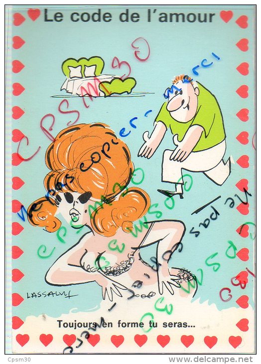 Illustrateur LASSALVY - Les Codes De L' Amour...... (neuf Cartes Différentes) - Lassalvy