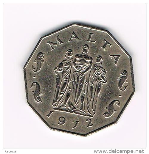 .. MALTA  50 CENTS 1972 - Malte