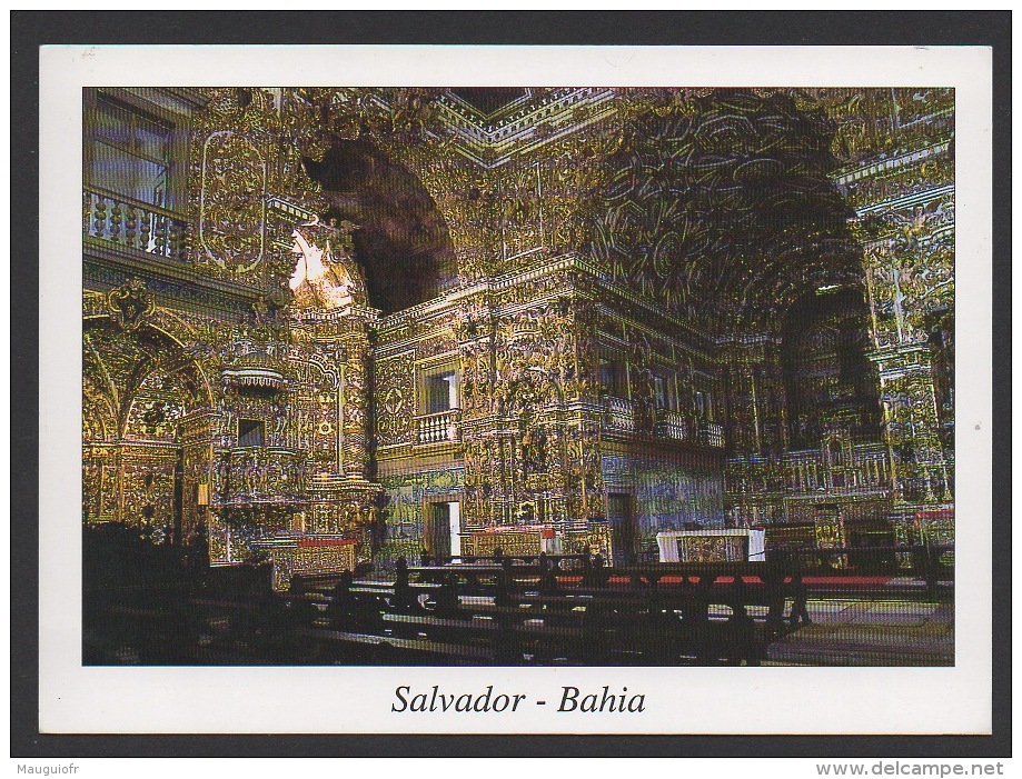 DF / BRESIL / SALVADOR DE BAHIA / INTERIEUR DE L' EGLISE SAO FRANCISCO - Salvador De Bahia