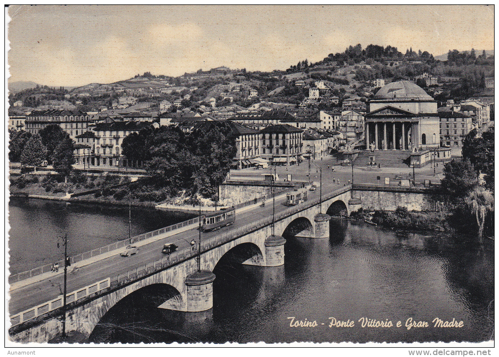 Italia--Torino--Ponte Vittorio E Gran Madre--" Tranvias " - Brücken