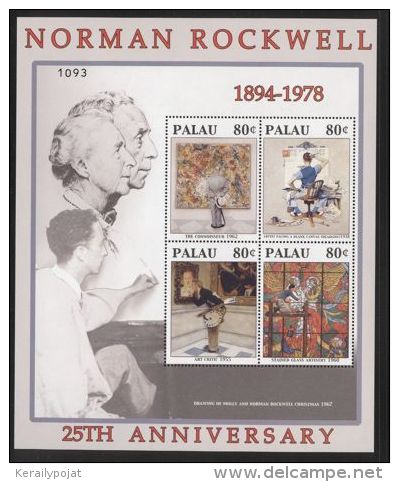 Palau - 2004 Norman Rockwell Kleinbogen MNH__(THB-4901) - Palau