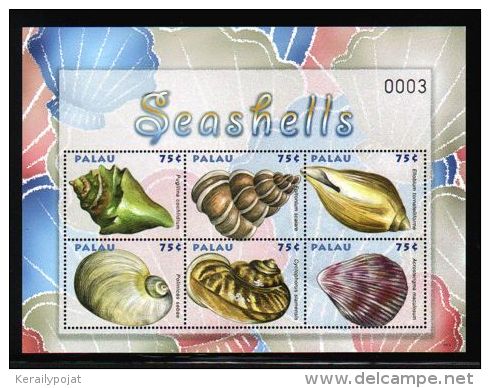 Palau - 2009 Shells Kleinbogen MNH__(THB-2828) - Palau