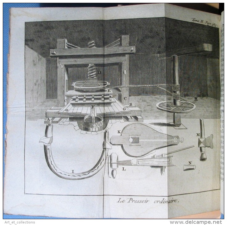 Le SPECTACLE de la NATURE / 2 Tomes / Veuve Étienne éditrice en 1741 & 1743 / Nombreuses gravures dépliantes