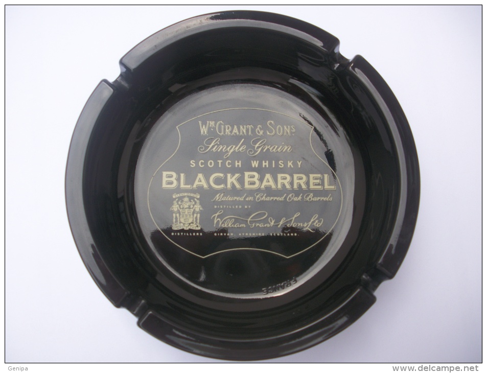 Cendrier Whisky BLACK BARREL (scans) - Aschenbecher