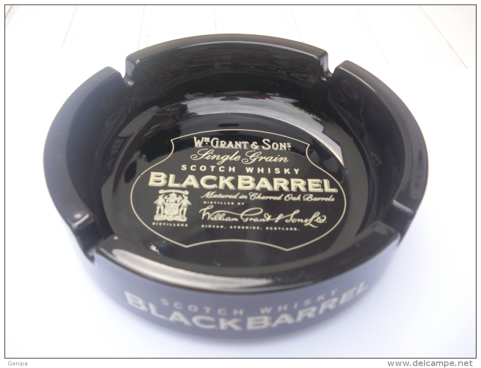 Cendrier Whisky BLACK BARREL (scans) - Aschenbecher