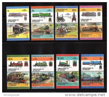 St.Vincent Grenadines - 1984 Trains, Klasse C 62 Etc MNH__(TH-6362) - St.Vincent & Grenadines