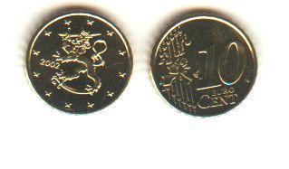 RARE §§§ 10 Cent FINLANDE 2002 UNC §§§ - Finlande