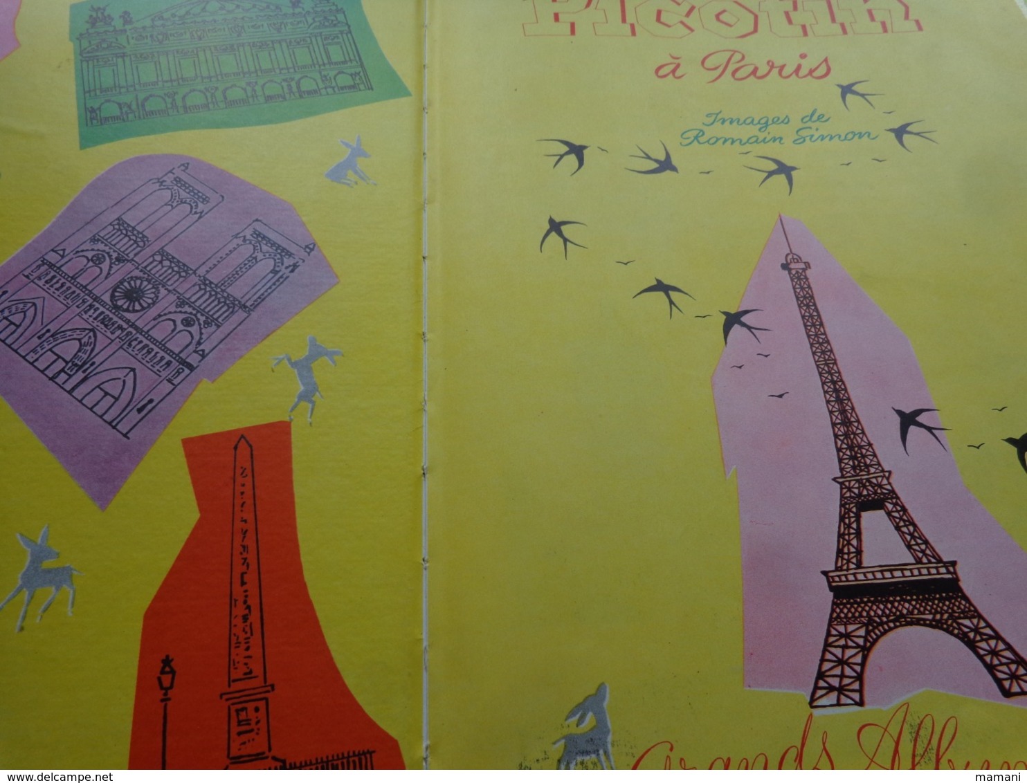 picotin a paris images de romain simon -albums hachette--.ane manege-tour eiffel etc..-