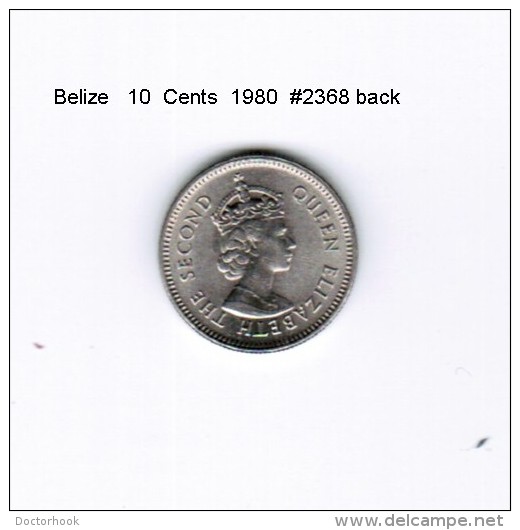 BELIZE   10  CENTS  1980  (KM # 35) - Belize
