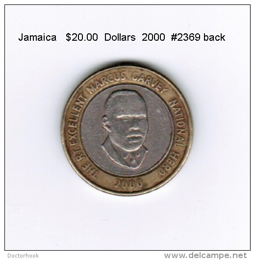 JAMAICA   $20.00  DOLLARS  2000  (KM # 182) - Jamaica