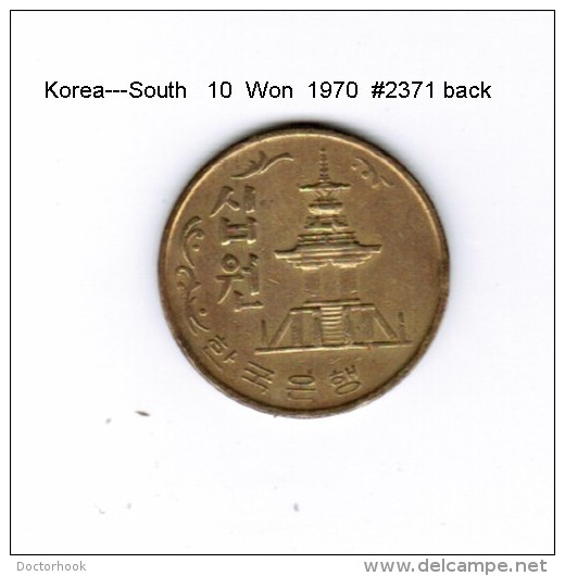 KOREA---South   10  WON  1970  (KM # 6) - Corea Del Sud