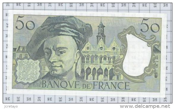 50 Francs Quentin De La Tour, Ref Fayette 67-14, état NEUF - 50 F 1976-1992 ''Quentin De La Tour''