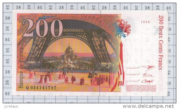 200 Francs Eiffel, Ref Fayette 75-2, état NEUF - 200 F 1995-1999 ''Eiffel''